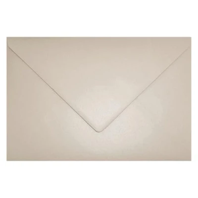 Image de Netuno 100 enveloppes sables nacrées C5 162x229mm Aster Metallic Sand rabat pointu grandes brillantes métallisées pour invitations anniversaires mariage cartes de vœux Noël