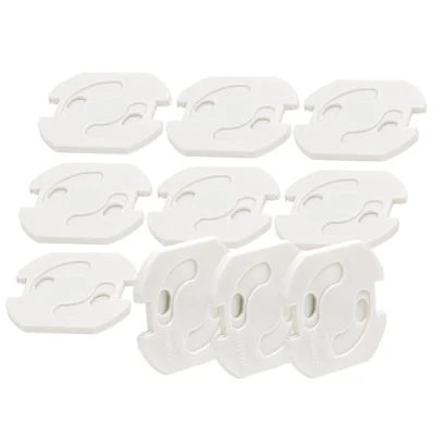 Image de BIGtec Lot de 10 cache prises avec mécanisme rotatif pour enfant