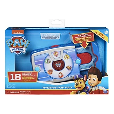 Image de Paw Patrol, Ryder’s Interactive Pup Pad with 18 Sounds, for Kids Aged 3 and Up