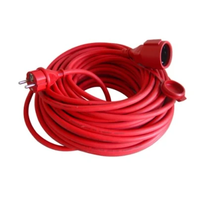 Image de Unitec 44590 Rallonge en caoutchouc H05RR F 3G Rouge 1,5 mm² / 25 m