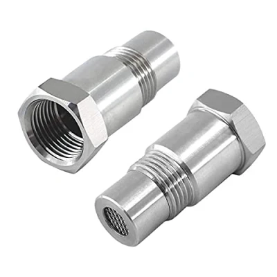 Image de RUIZHI 2 Pièces D&#039;Oxygène Pour Extender Entretoise D&#039;Extension de Capteur Voitures Moteur Les Systèmes D&#039;Echappement M18 x1.5, 45mm Sonde Lambda