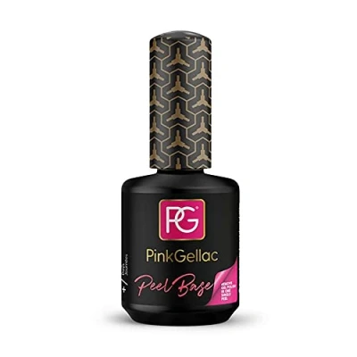 Image de Pink Gellac Peel Base pour Vernis Semi Permanent 15 ml Manucure à Domicile Coat Soak Off Facile Enlever