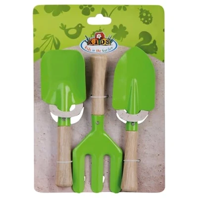 Image de Set Outils Jardin Verts ESSCHERT DESIGN Pour Enfant Vert Mixte A partir de 4 ans