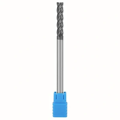 Image de 1pc HRC45 fraise en bout à 4 cannelures carbure de tungstène Ultra Fine, CNC résistance l&#039;usure 6mm diamètre x 100mm longueur