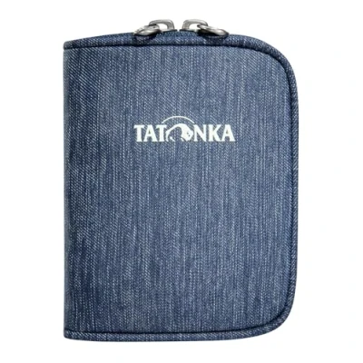 Image de Tatonka Tirelire zippée avec Espace pour 4 Cartes de crédit, Compartiment pièces Monnaie et intérieur zippé 9 x 11 2 cm Bleu Marine