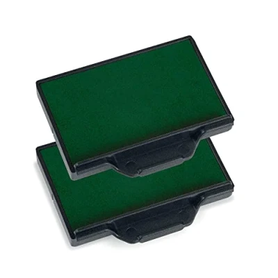 Image de TRODAT Lot de 2 Cassettes encreur rechange pour tampon 6/56D Vert