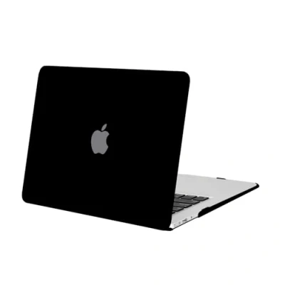 Image de Coque Rigide Housse en Plastique MOSISO MacBook Air 13 Pouces Noir A1369/A1466 Protection Écran