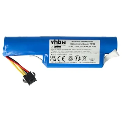 Image de vhbw Batterie Compatible avec Vileda VR 102, One Robot électroménager (2200mAh, 10,8V, Li ION)