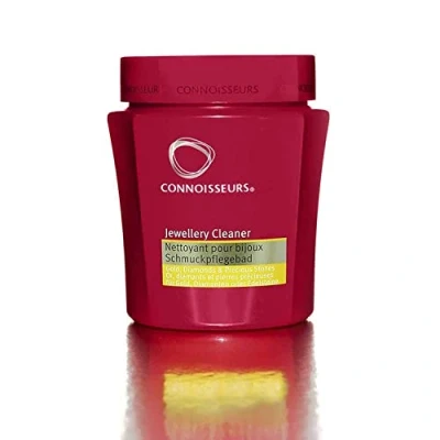 Image de Connoisseurs Liquide Nettoyer Argent Or Bijoux Pierres Bain nettoyant Récipient et Brosse Inclus 250 ML