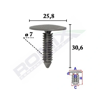Image de ROMIX C70609 Rivet à expansion