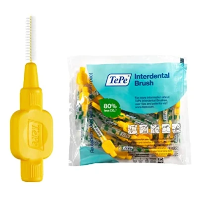 Image de TePe Lot de 25 brosses interdentaires originales 0,7 mm Jaune