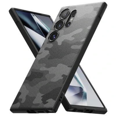 Image de Ringke Coque Compatible avec Samsung Galaxy S24 Ultra [Onyx Design] Antichoc Protection Antidérapant Robuste Flexible Fine TPU Souple Durable Étui pour Camo Black