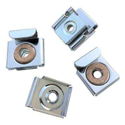 Image de Frameless Unframed Bathroom Mirror Glass Wall Hanging Fixing Kit Hardware Metal Chrome Effect Spring Loaded Clips with Screws and Rawl Plugs by Reflex