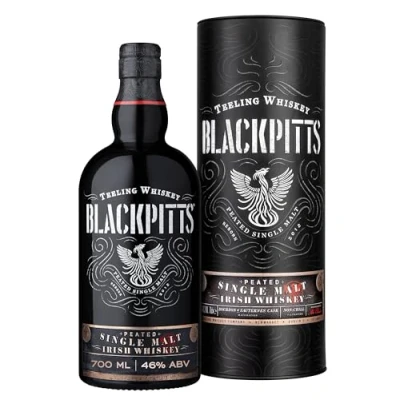 Image de Teeling Whiskey BLACKPITTS PEATED Single Malt Irish 46% Vol. 0,7l in Tinbox