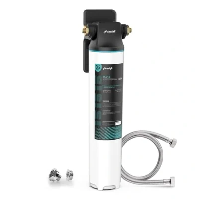 Image de Frizzlife SW15 Système de filtrage l&#039;eau sous l&#039;évier, certifié NSF/ANSI 53&amp;42, réduit à 99,99% le plomb, chlore, mauvais goût et les odeurs, filtre eau connexion directe, 0,5 micron