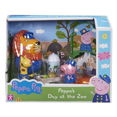 Image de Peppa Pig Day at The Zoo Ensemble de Jeu avec Leo Lion