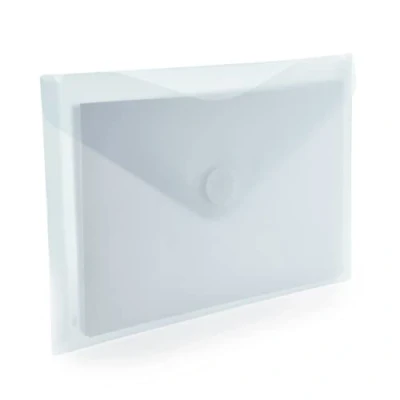 Image de Lot de 10 dossiers sur fermeture Velcro Format A5/Quartilla REF 90461 Verre Couleurs classiques translucides avec finition Soft Touch by Office Box
