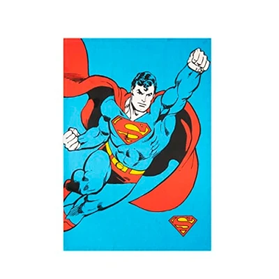 Image de Excelsa Superman torchon de Cuisine, 100% Coton, 70 x 50 cm, avec boutonnière