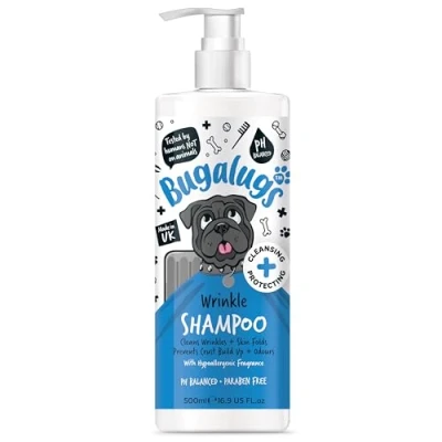 Image de BUGALUGS Shampooing pour chien avec rides un soin optimal Bouledogue