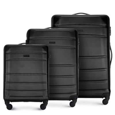 Image de Wittchen Globe LINE Collection Set de valises, Taille: One Size, Schwarz