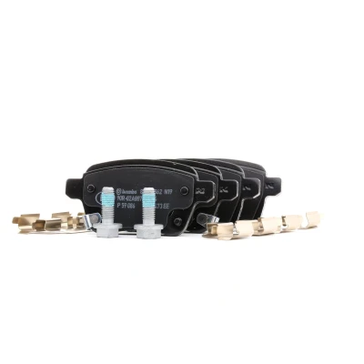 Image de BREMBO P 59 086 Jeu de plaquettes frein avec indicateur d&#039;usure vis d&#039;étrier accessoires OPEL: Corsa E 3/5 portes, Adam