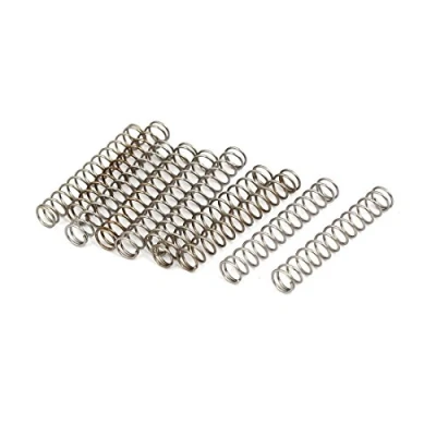 Image de sourcing map Ressort de Compression 0.4mmx4mmx25mm 304 Acier Inoxydable 10pcs