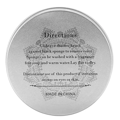 Image de Nettoyant Pinceau de Maquillage, éponge Sèche Douce et Réutilisable pour le Nettoyage Rapide, à Sec Changement Rapide Couleur, Fard Paupières pinceaux Nettoyeur Brosses Outils propres