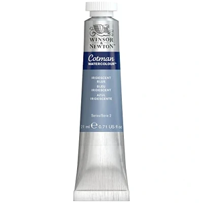 Image de Winsor &amp; Newton Cotman Aquarelle 472 Bleu Iridescent, Tube 21ml