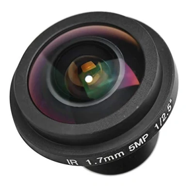 Image de Sonew objectif de caméra Fisheye, sécurité HD 5MP Fisheye avec focale 1,7 mm, grand angle 170 pour vidéosurveillance