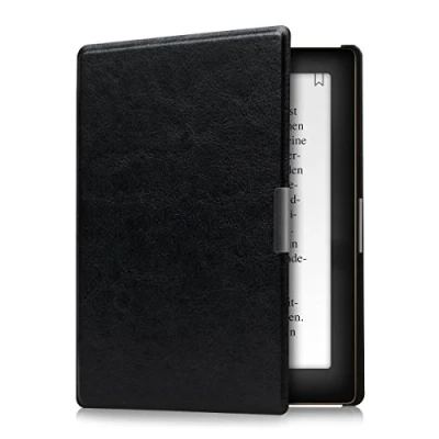 Image de kwmobile Étui Compatible avec Kobo Aura Edition 1 Coque à Rabat magnétique Tablette eReader Similicuir Noir