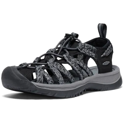 Image de Keen Sandales de randonnée, Femme, Taille: 38.5, Black steel grey Chaussures
