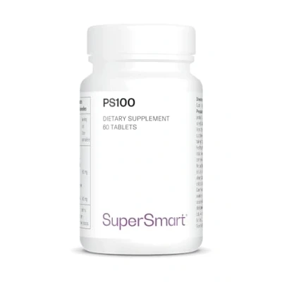 Image de PS 100 Aide à Améliorer l&#039;Apprentissage, la Mémorisation et Concentration Phospholipides Standardisé 20% de Phosphatidylsérine (PS) Sans OGM Supersmart