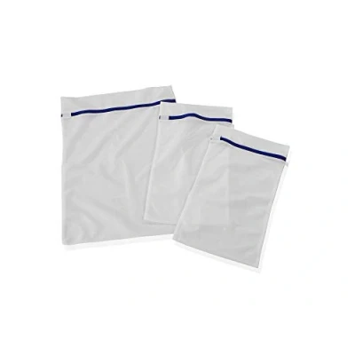 Image de Leifheit Set de 3 filets à linge, Sacs linge pour un nettoyage des textiles tout en douceur, lavage deux tailles différentes avec fermeture éclair