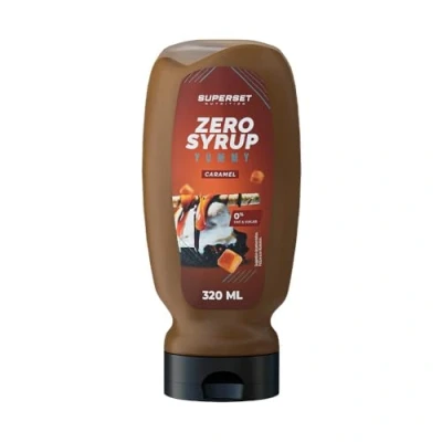 Image de Superset Nutrition Yummy Zero Syrup (320ml) Sirops zéro calorie ultra gourmands Caramel