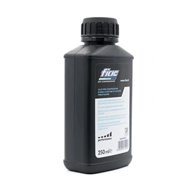 Image de FIAC Huile de Lubrification pour Compresseur à Piston, Minérale Compresseur, Jusqu&#039;à 250 Heures d&#039;Utilisation, Grade Viscosité ISO VG 100, Bouteille ml