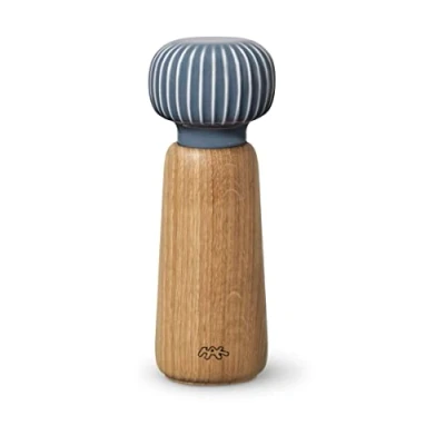 Image de Kähler Moulin H18 cm Hammershøi maniable design danois à épices, gris anthracite