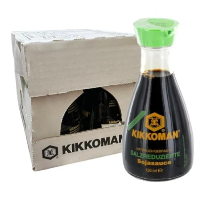 Image de KIKKOMAN Tremies de Sauce Soja Moins Sel 6 x 150 ml 1 Unité