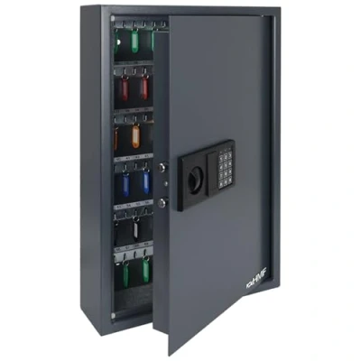 Image de HMF 2133 11 Armoire a Clés avec Serrure Électronique 132 Crochets 66,5 x 43 13 cm Anthracite