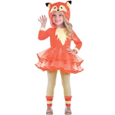 Image de amscan 9908457 Déguisements Renarde Robe Pour Enfants Filles 10 12 Années