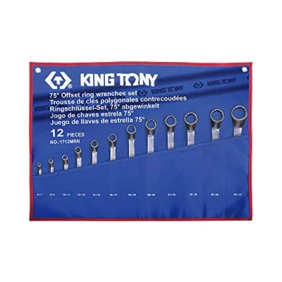 Image de KING TONY 1712MR Trousse de Clés Polygonales Contrecoudes Métriques, Set 12
