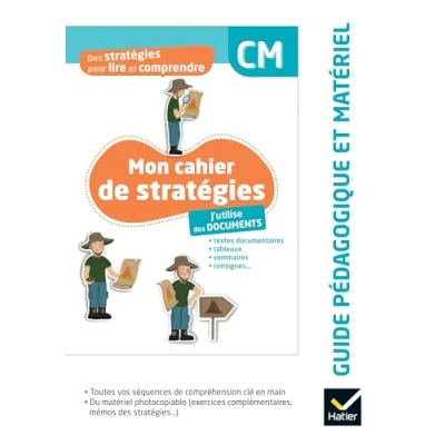 Image de des stratégies pour lire et comprendre J&#039;utilise documents CM Ed. 2024 Guide pédagogique