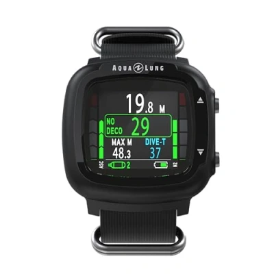 Image de Aqualung i330R Ordinateur de plongée, Bluetooth, Écran couleur ultra lumineux lisible, Interface intuitive, Aqua lung avec Batterie rechargeable, idéal pour la plongée sous marine