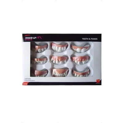 Image de Smiffys Dents et crocs, blanches, 9 styles assortis