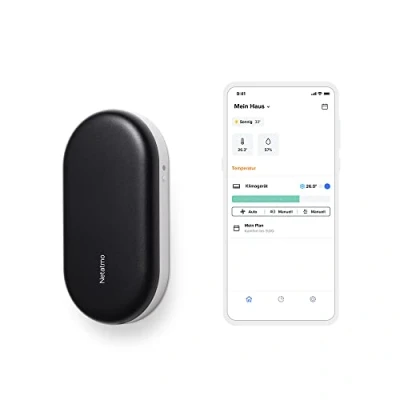 Image de Netatmo Commande Intelligente DE Climatiseur climatisation connectée compatible tous climatiseurs et pompe à chaleur WI FI Economie d&#039;énergie Alexa, Google Assistant, Siri NAC