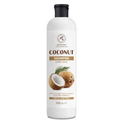 Image de Shampoing Noix de Coco 500 ml Shampooing à l&#039;extrait Fruit Hydratant et Nourrissant Brillant Cheveux Soin des du Cuir Chevelu Tous Types Beauté