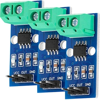 Image de AZDelivery 3X ACS712 5A Module Capteur de Courant Plage Range Current Compatible avec Arduino et Raspberry Pi y Compris Un eBook