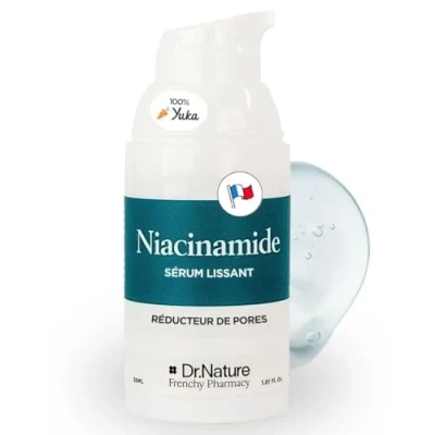 Image de Niacinamide 10% + Zinc 1% Serum Anti Imperfection Formule Ultra Concentrée Resserre Pores Dilatés Visage et Régule Production Sebum Peau Grasse, Mixte Sensible Pore Minimizer