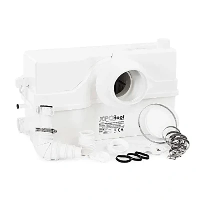 Image de XPOtool Pompe de relevage compacte 4/2 800W avec Broyeur Eaux usées/chargées sanitaire WC Station