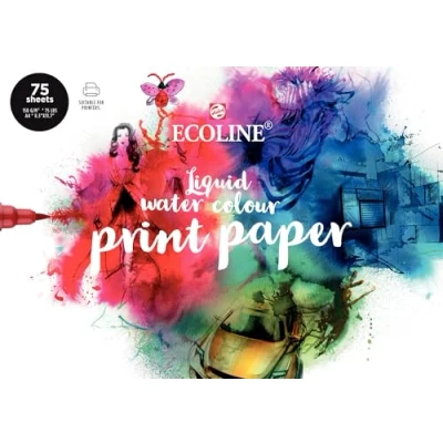 Image de Ecoline Print Papier A4 75 feuilles en vrac d&#039;impression à dessin 150 g/m²