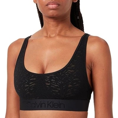 Image de Calvin Klein Underwear Unlined Bralette Soutiengorge triangle, Femme, Taille: XS, Black